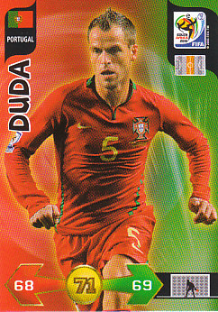 Duda Portugal Panini 2010 World Cup #284